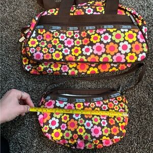 Two matching LeSportsac bags